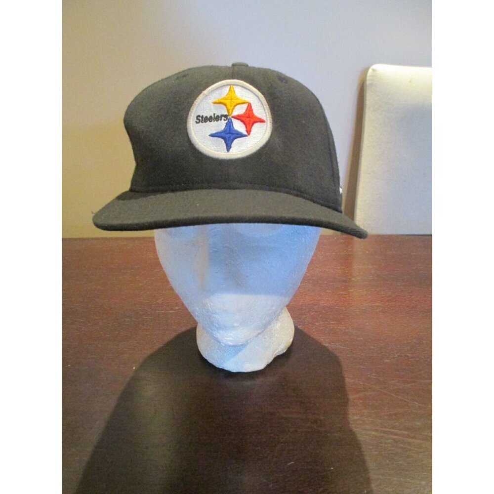 Vintage New Era 59fifty Pittsburgh Steelers Fitted Hat Size 7 1/8